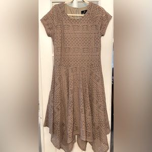 Ronni Nicole, size 12, beautiful beige dress.